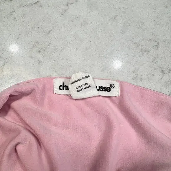 Pink Rhinestone Cami Tank Top Women's Small Y2K Barbiecore Festival Layering - Picture 13 of 16